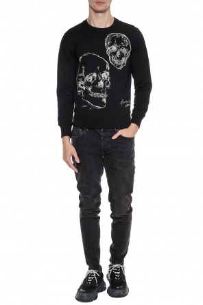 Embroidered sweatshirt, zdjęcie 2 Embroidered sweatshirt od Alexander McQueen